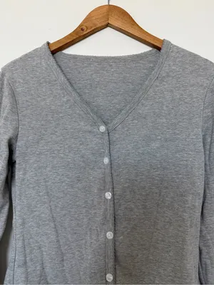 Women's Grey Button thumbnail 2