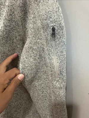 Patagonia Gray 1/4 Zip Better Sweater Pullover thumbnail 5