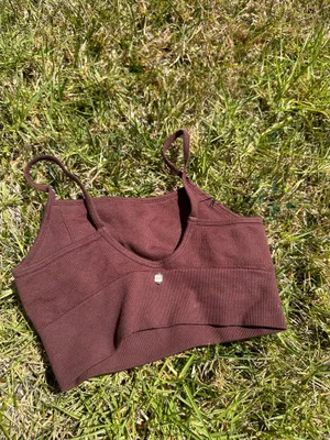 ✨Brown Fabletics sports bra thumbnail 2
