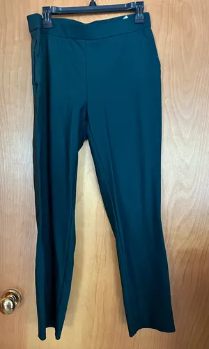 Anne Klein Dark Green Business Pants thumbnail 1
