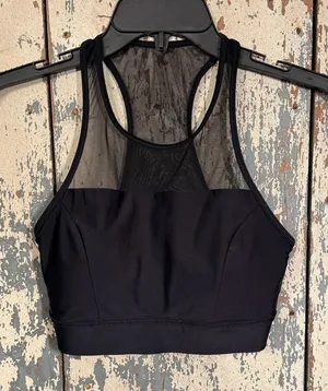 Lululemon Breathe it In Bra, black, size 4 thumbnail 1