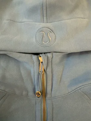 Lululemon Half-Zip Scuba Blue thumbnail 2
