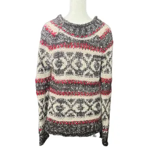 Free People Fair Isle Boho Wool Blend Sweater Size XS thumbnail 7