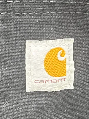 Carhartt Women’s Black Canvas Bomber Full Zip Utility Pocket Jacket Large 12/14 thumbnail 2
