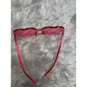 Pink Heart Plastic "Sunglasses" Photo Prop Party Parade Glasses thumbnail 4