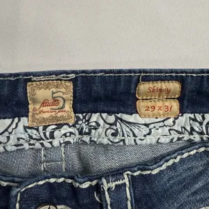 Studio Blue Boot Cut Jeans with Embroidered Design Size undefined thumbnail 7