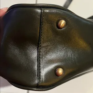 Patricia Nash Ovodda Satchel, Black, Leather, Classic, vintage thumbnail 13