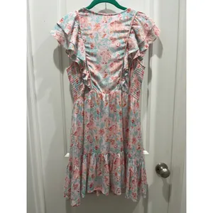 Roller Rabbit Amandine Ondika Floral Mini Dress Sz S thumbnail 9