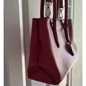 Kate Spade New York Red Leather Satchel Top Handle Crossbody Bag Medium thumbnail 5