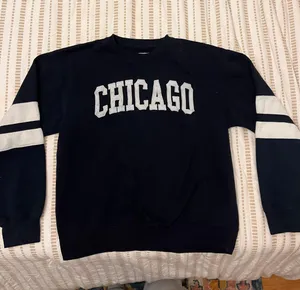 Chicago Comfy Crewneck Sweatshirt Black Size XL thumbnail 2