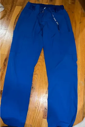 Royal Blue MedCouture Scrub Pants thumbnail 2