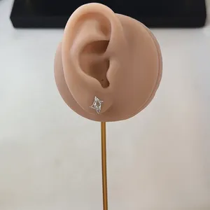 Small CZ Stor Stud Earrings for Men Women Streetwear Hip Hop Punk Unisex Style thumbnail 7