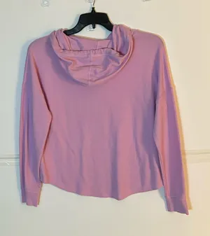 Victoria's Secret Lavender Hoodie Drawstring M thumbnail 4