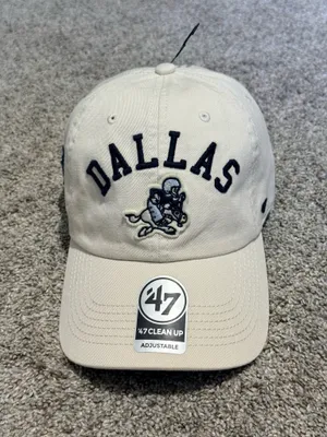 ’47 Brand Dallas Cowboys Retro Ivory Clean Up adjustable hat thumbnail 3