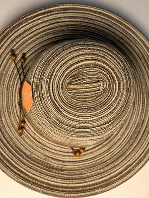 CTR Summit Crushable Straw Hat Brown Mix M/L UPF 40+ Packable Sun Hat NWT thumbnail 7