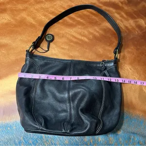 The Sak dark brown Leather Shoulder Bag thumbnail 7