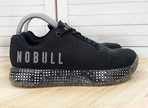 NoBull Outwork Low Top Lace Up Training Sneakers Black Dot Women 7 Men 5.5 thumbnail 1
