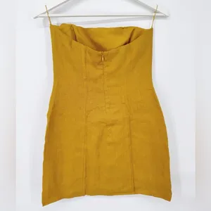 Free People‎ Rumer Harper Linen Mini Dress XS NWT thumbnail 4