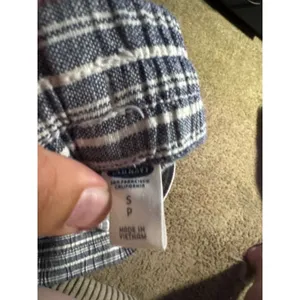 Old Navy Womens Blue White Striped Linen Blend Drawstring Jogger Pants‎ Size S thumbnail 5