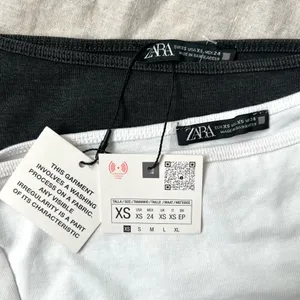 ZARA White Boat Neck Top thumbnail 3