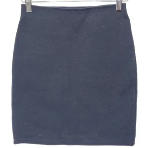 NEW Abercrombie & Fitch Black Cotton Pencil Skirt Mini Skirt Womens Size XS thumbnail 2