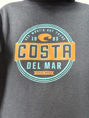Costa Del Mar Gray Hoodie thumbnail 4
