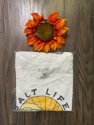 Salt Life NWOT White COASTLINE DREAMING Muscle Tank Top LARGE thumbnail 6