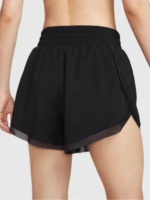 Nike One Women Dri-FIT Brief-Lined Shorts XS Black Running Athletic Workout Gym thumbnail 8