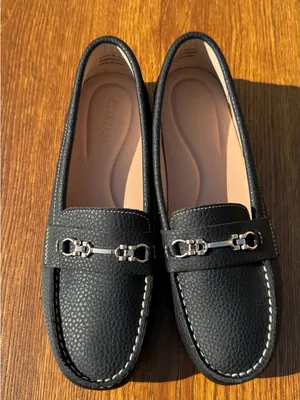 Kordal Black Loafers Women’s 9 Gold Bit Comfort Slip On Casual thumbnail 3