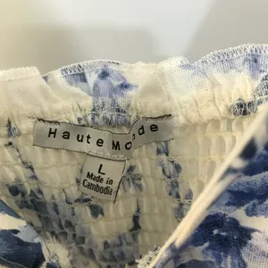 Haute Monde White/Blue Floral Sundress Size Large NWT thumbnail 3