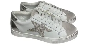 Steve Madden résumé rhinestone star sneaker brand new 8 thumbnail 2