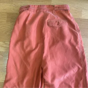 Anthropologie Orange Preppy Career Coastal High Rise Wide Leg Trousers 0 thumbnail 7