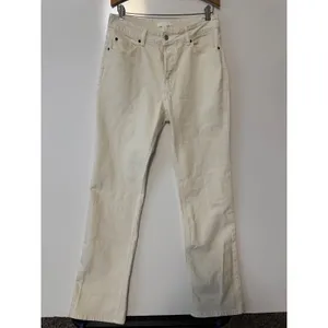 H&M Women's Straight Jeans US 10 Off White Denim‎ Classic Casual thumbnail 6