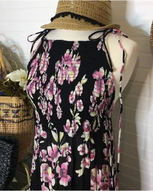 Free People Onyx Garden Party Floral Maxi Dress thumbnail 2