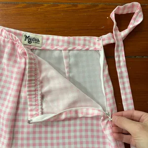 NWT Show Me Your Mumu Great Wrap Shorts Strawberry Shortcake Gingham Skort XS💛 thumbnail 10