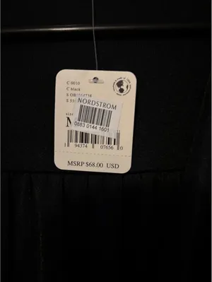 Free People Black Long Sleeve Bodysuit Size Medium thumbnail 3