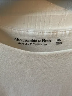 Abercrombie & Fitch Double Lined White Crewneck Bodysuit thumbnail 4