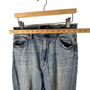 KUT from the Kloth Sienna Wide Leg Jeans Light Wash Denim High Rise‎ Size 2 Blue thumbnail 5