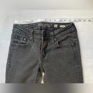 Miss Me Skinny Jeans Style no: MY736253 Color: BLK 01‎ Inseam 30 thumbnail 4