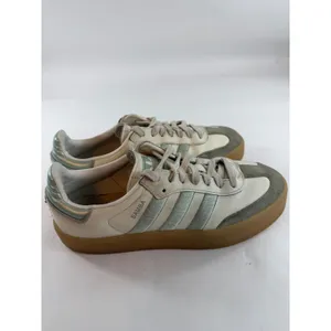 Adidas Samba XLG Wonder White Sage Green Gum Platform Sneakers IG1947 Womens 8.5 thumbnail 4