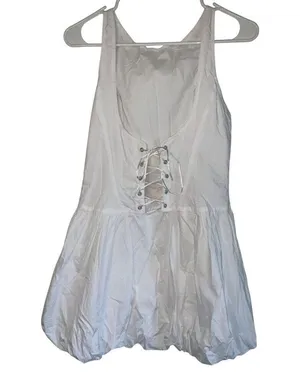 NIA Tamara Dress in White Small New Womens Mini Corset Party thumbnail 5