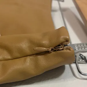 Abercrombie & Fitch Skort Tan Vegan Leather Mini Skirt Shorts Club Work Party M thumbnail 6