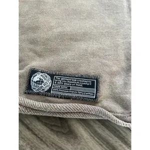Alphalete Women's Terry Oversized Crop Pullover - Smockey Quartz , Size Small thumbnail 7