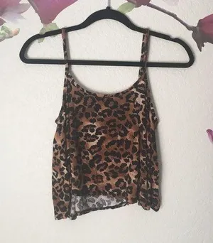 Heart & Hips Cheetah Print Crop Top thumbnail 1