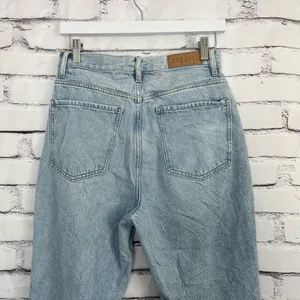 Vintage Y2K PacSun Dad Jeans High Rise Button Fly Light Wash Distressed Size 28 thumbnail 9