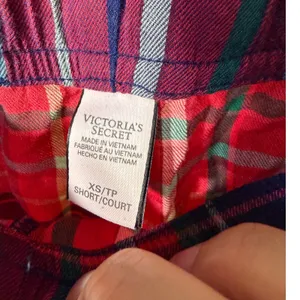 Victorias Secret Red Plaid Pajama Set XS Short Cotton Modal Button Up 2 Piece thumbnail 7