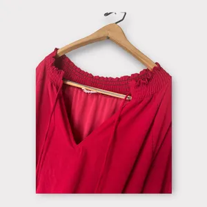 Dee Elly Women's Long‎ Sleeve Ruffle Blouson Dress Size S thumbnail 6