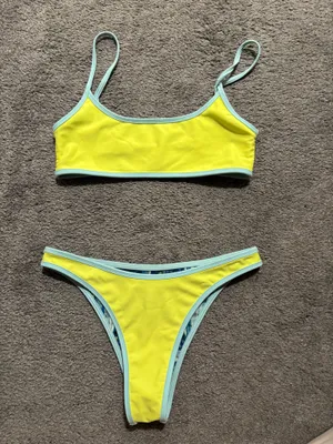 Strawberry Milk Mob Reversible Bikini Blue thumbnail 2