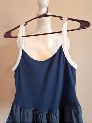 Free People Movement Swing of Things Color block Tennis Dress size large NWOT thumbnail 12