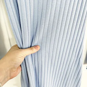 Lisa Says Gah Roya Blue Ribbed Midi Square Neck Romatic Fairycore Whimsical thumbnail 5